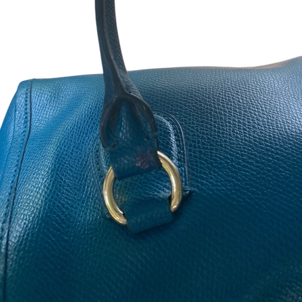 Coach Mini Benett Crossbody in Turquoise pebbled leather - Picture 6 of 13